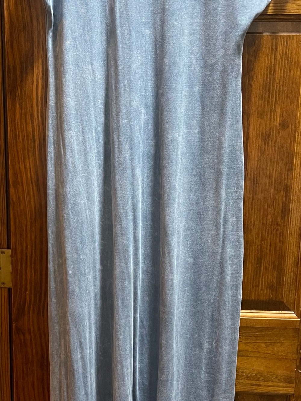 LuLaRoe Light Blue acid wash Maxi Dress